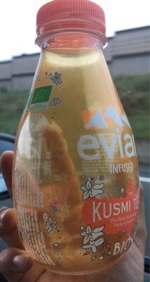 Evian Infused Kusmi Tea Th Blanc Aromatis Pche Et Violette