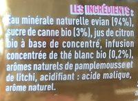 Evian Infused Kusmi Tea Ingredients