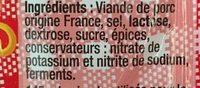 Saucisson Le Gnreux Cochonou 365g +10%, 1 Pice Ingredients