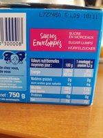 Erstein Sucres Enveloppes 2 Petits Morceaux Ingredients