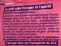 Apericube Ingredients