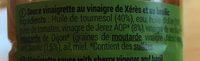 Sauce Vinaigrette Xeres Et Basilic Ingredients