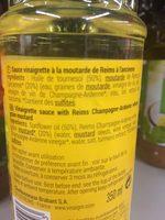 Moutarde De Reims  L'ancienne Ingredients