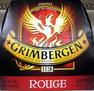 Bire Aromatise Rouge Grimbergen
