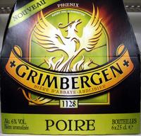 Bire Blonde Aromatise Poire Grimbergen Report Card