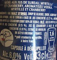 Skoll Ice Berry Ingredients