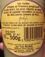 Lavande De Provence Ingredients