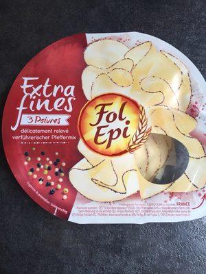 Fromage Au Lait Pasteuris 3 Poivres, 29% De MG, FOL EPI, Tranches Extra Rafines