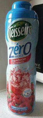 Sirop Framboise Cranberry 0% De Sucre