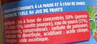 Fruit Shoot Fruizeo Ingredients