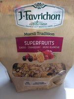 Muesli Superfruits Sans Gluten 500 g Joseph Favrichon