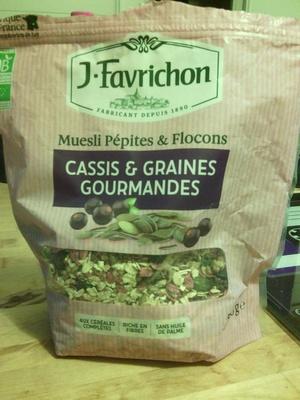 Muesli Ppites &Flocons Cassis & Graines Gourmandes