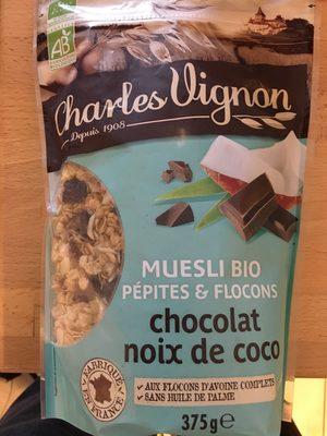 Muesli Bio Ppites & Flocons - Chocolat Noix De Coco
