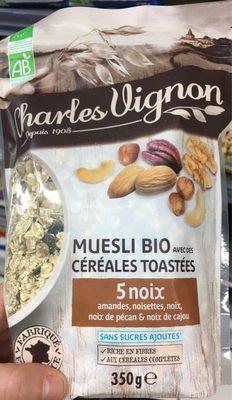 Muesli Bio 5 Noix Et Cereales Toastees