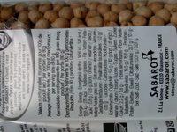 Pois Chiches Ingredients