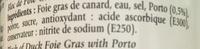 Bloc De Foie Gras De Canard Au Porto Ingredients