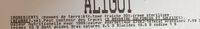Aligot SARL Fromagerie Belard Raulhac Ingredients