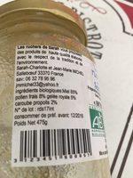 Les Ruchers De Sarah Ingredients