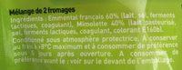 Fromage Pour Salade Ingredients