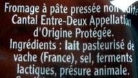 Cantal, Entre-deux (150j Mini) Ingredients