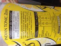 Schweppes Zro Indian Tonic Ingredients