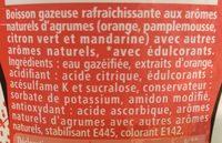 Schweppes Zero Agrum' Ingredients