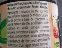 Th Noir Parfum Pche Blanche Ingredients