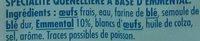 Quenellinis Fromage Ingredients