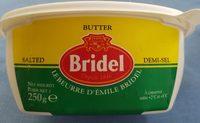 Bridel Demi Sel Slightly Salted Butter 250G Ingredients