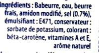 Bridelight Doux (25% MG) Ingredients
