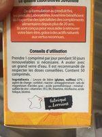 Levure De Biere Juvaflorine Ingredients