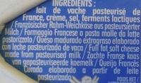 Caprice Des Dieux, Offre Gourmande (30 % MG) Ingredients
