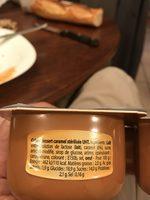 4X125G Creme Dessert Caramel Elle &vire Ingredients