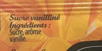 Sucre Vanilline Sainte Lucie, 10 Sachets Ingredients