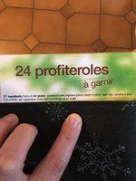 Profiteroles  Garnir Les 3 Toques, 24 Pices, Ingredients