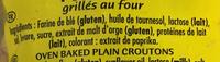 Crotons Nature Grills Au Four Ingredients
