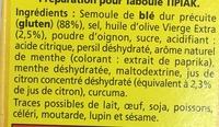 Restauration Prparation Pour Taboul Ingredients
