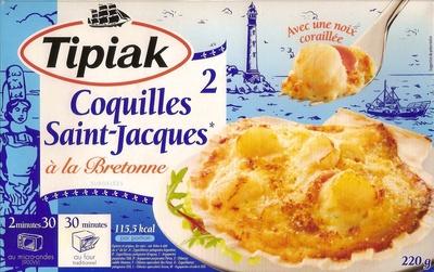 2 Coquilles Saint-Jacques*  La Bretonne, Surgeles