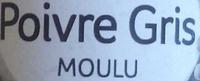 Poivre Gris Moulu Ingredients