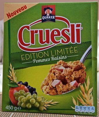 Cruesli Dition Limite Pommes Raisins