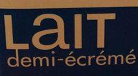 Lait Demi-crm Strlis UHT Ingredients