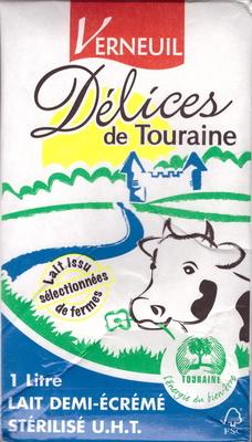 Dlices De Touraine, Lait Demi-crm Strilis UHT