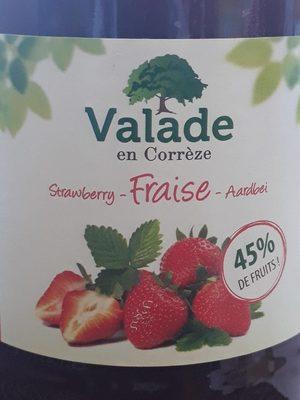 1KG Confiture Fraise Extra Valade