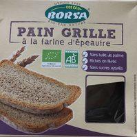 Pain Grill  La Farine D'peautre Report Card