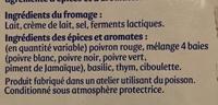 Saveurs Provenales (31% MG) Ingredients