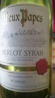 Merlot Syrah Cuve Rserve Report Card