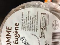 Tomme Pre Eugne Ingredients