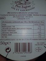 Camembert Ingredients