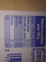 360G Pont Leveque Lanquetot Noir Ingredients