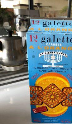 12 Galettes Carres  L'orange, Casher